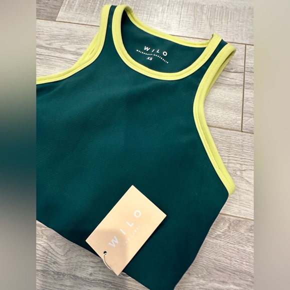 Wilo Tops - New Tags $50 Wilo Forest Racer Back Bra Size XS